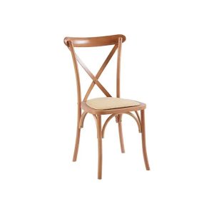 Silla Crossback Madera Rattan